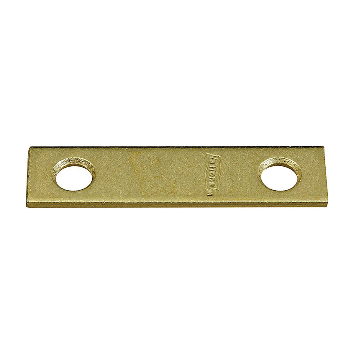 National Hardware N190-892 2 in. H x 0.5 in. W x 0.07 in. D Brass-Plated Steel Mending Brace