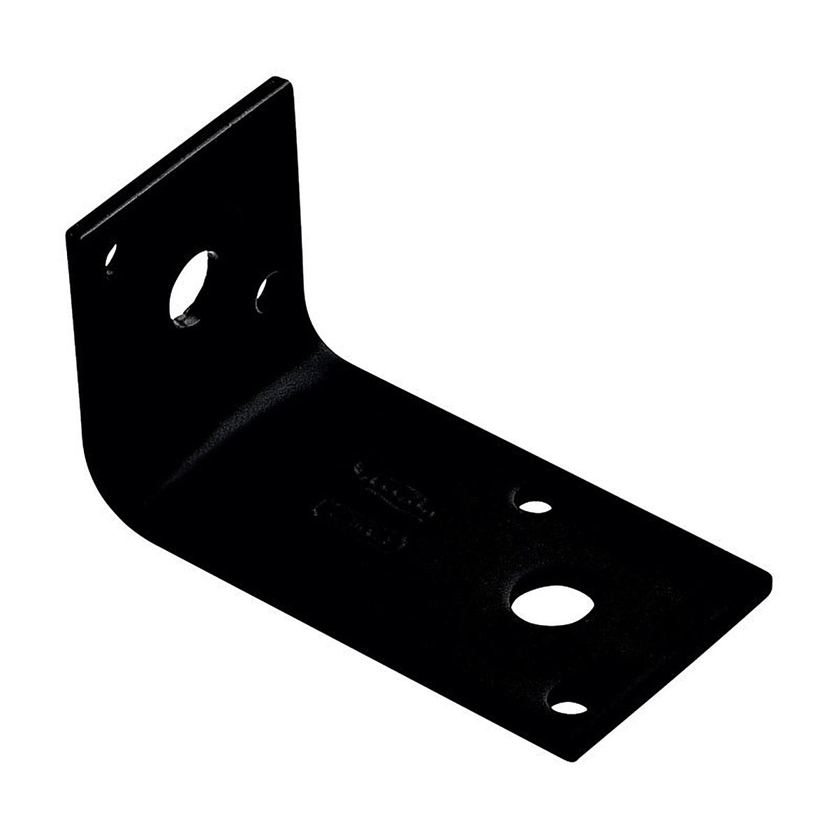 National Hardware N351-481 2.94 in. H x 1.5 in. W x 0.125 in. D Black Carbon Steel Inside Offset Leg Corner Brace