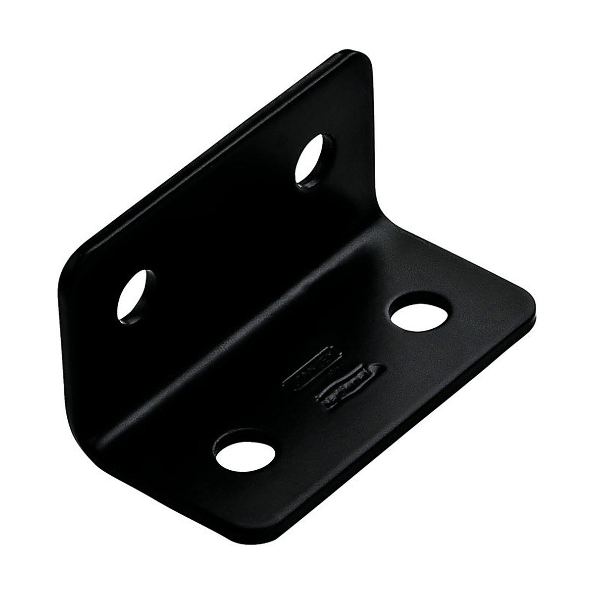 National Hardware N351-483 1.6 in. H x 3 in. W x 0.125 in. D Black Carbon Steel Inside/Outside Wide Corner Brace