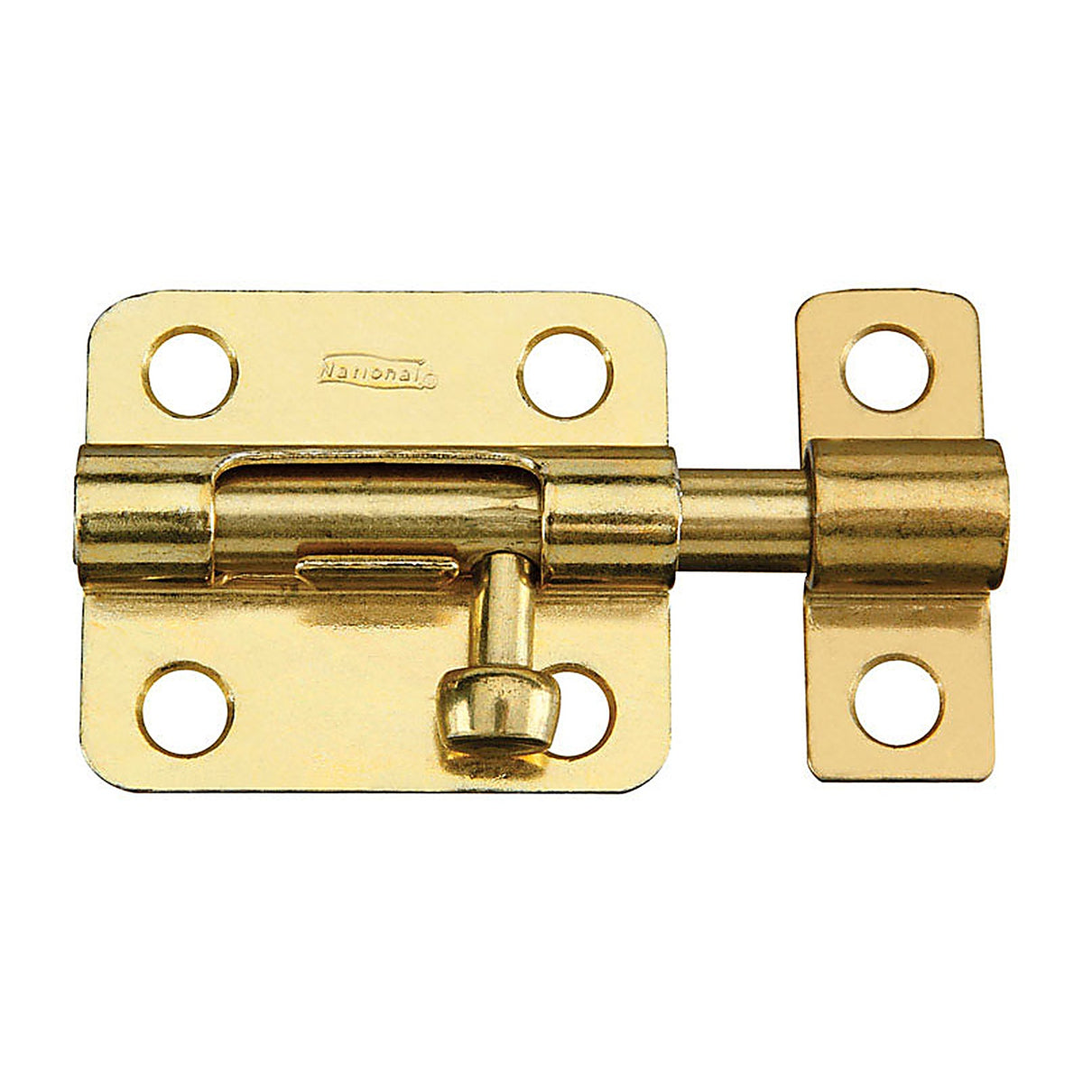 National Hardware N151-480 2-1/2 in. L Brass-Plated Steel Barrel Bolt 1/Pack