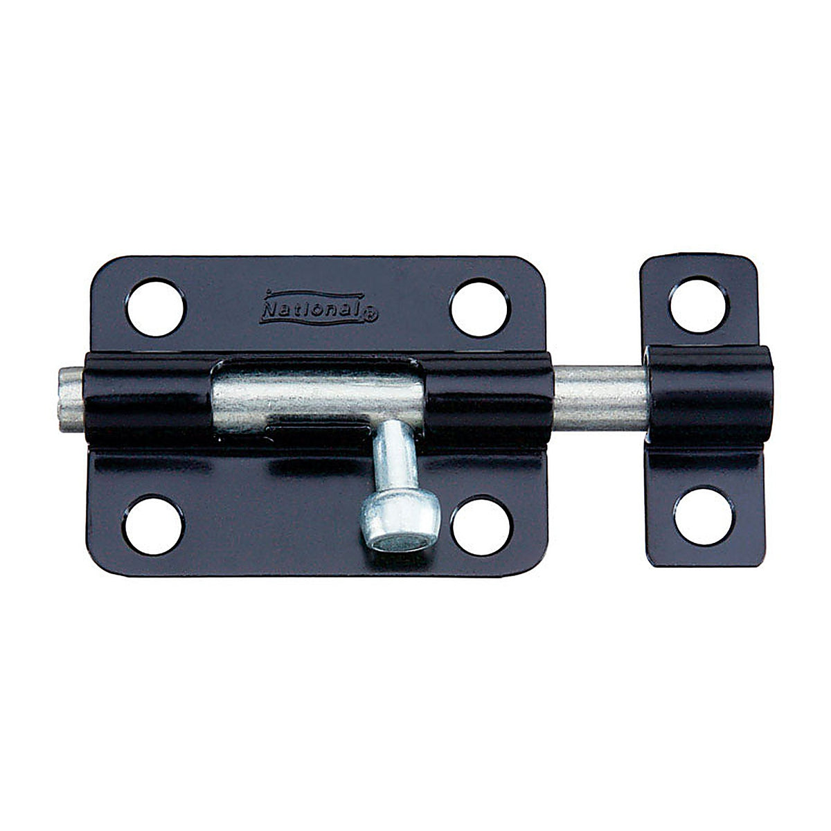 National Hardware N151-522 3 in. L Black Steel Barrel Bolt 1/Pack