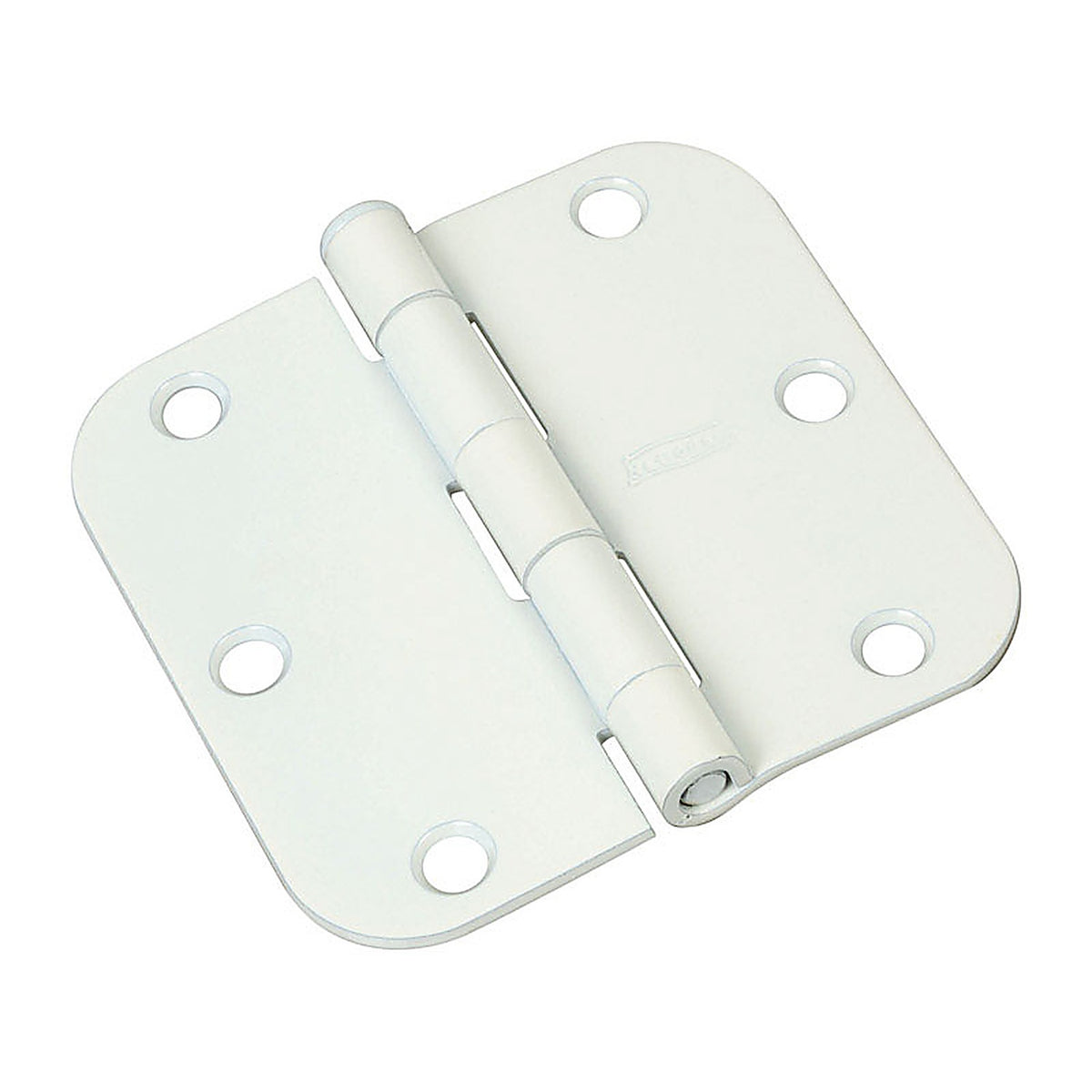 National Hardware N830-337 3-1/2 in. L White Door Hinge 3/Pack
