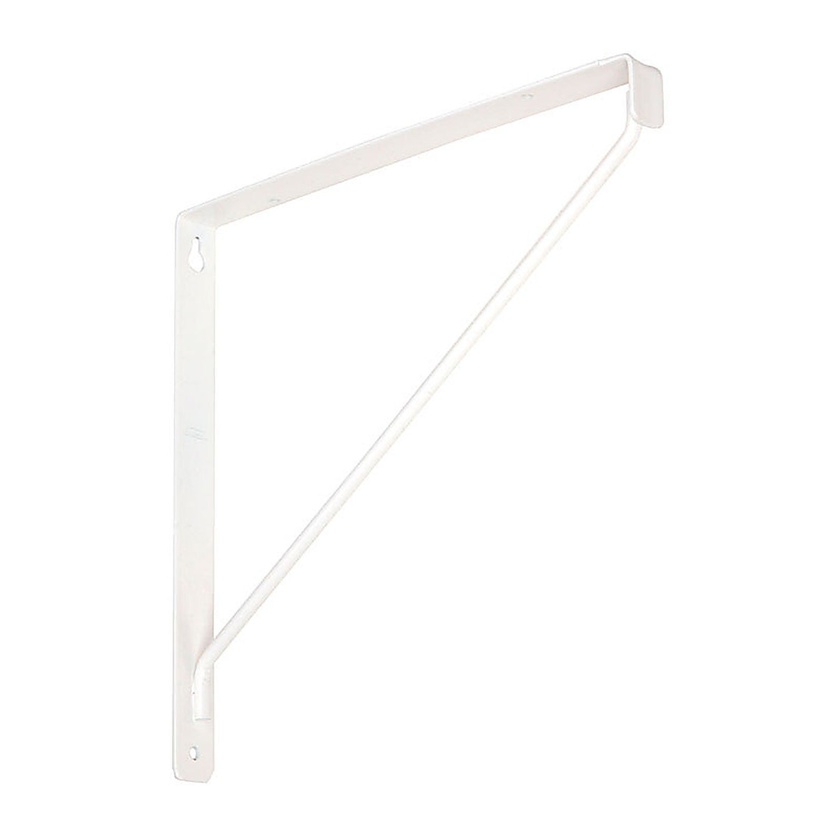National Hardware N234-401 White Steel Shelf Bracket 10.87 in. L 150 lb.