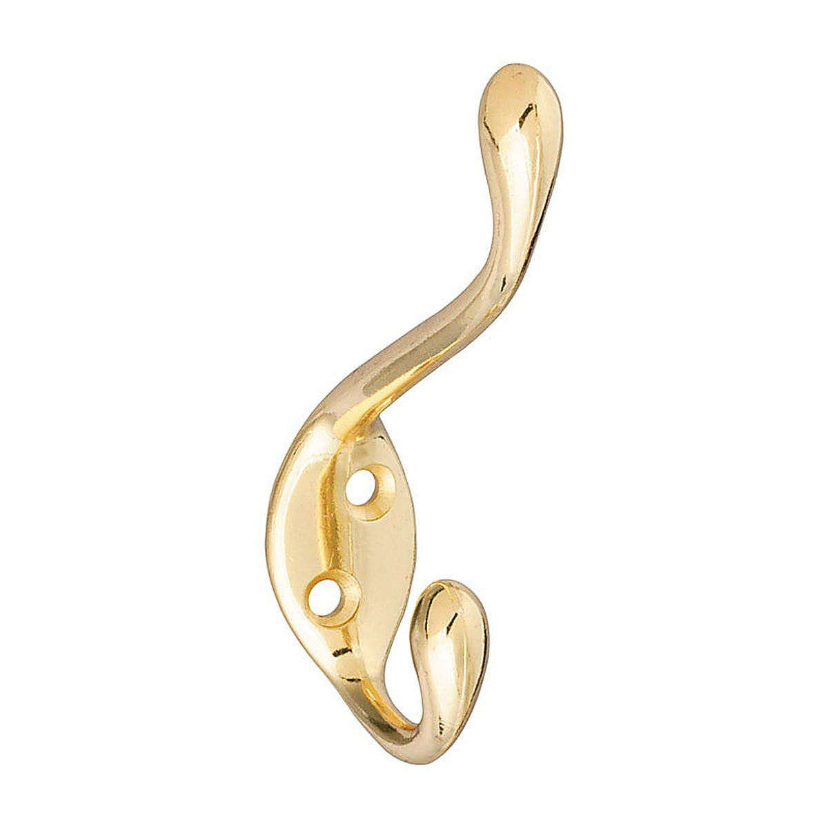 National Hardware N248-245 4.59 in. L Brass Gold Zinc Heavy Duty Garment Hook 35 lb. capacity 1/Pack