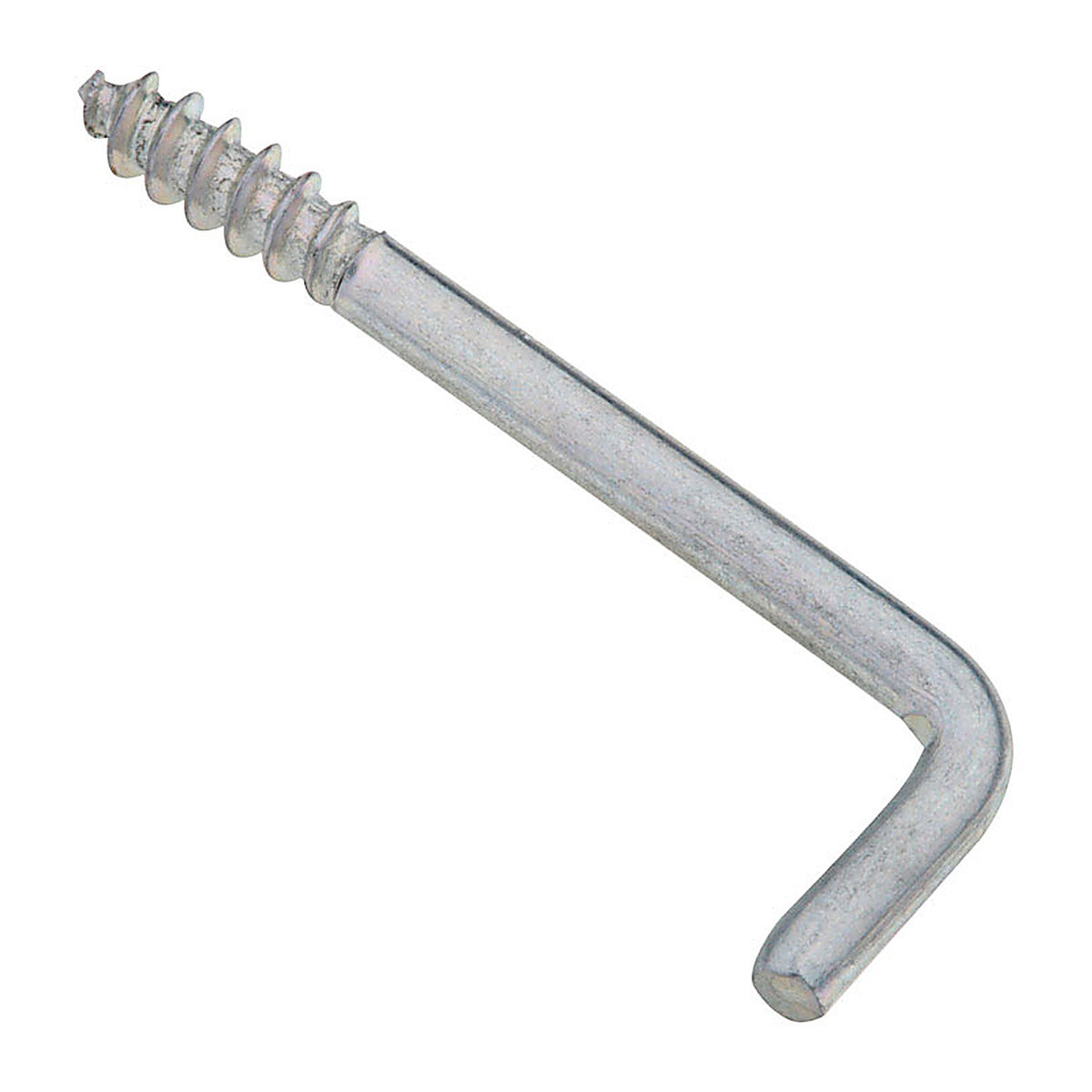 National Hardware N120-436 Zinc-Plated Silver Steel 1-3/8 in. L Square Bend Hook 2 lb. 10/Pack