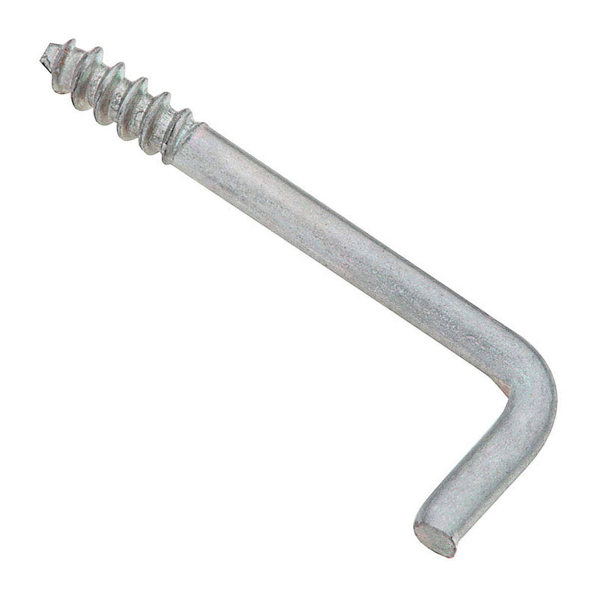 National Hardware N120-477 Zinc-Plated Silver Steel 1 in. L Square Bend Hook 1 lb 12 pk