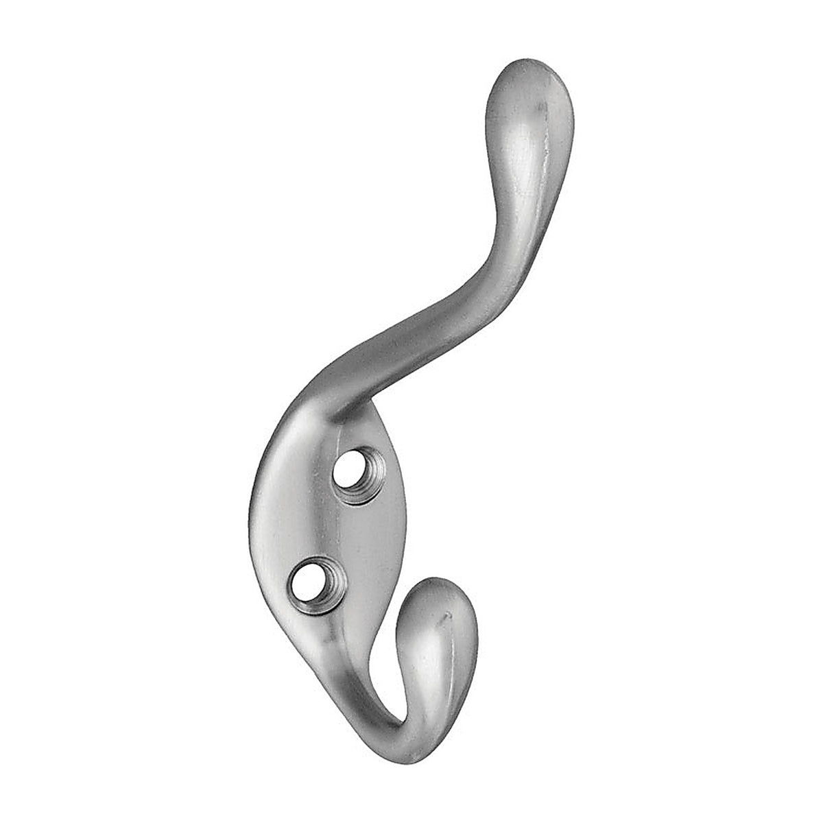 National Hardware N331-082 4.59 in. L Satin Nickel Silver Zinc Heavy Duty Garment Hook 35 lb. capacity 1/Pack