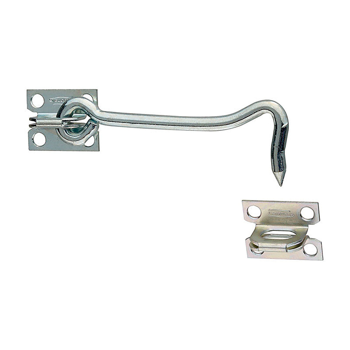 National Hardware N122-283 5 in. L Zinc-Plated Silver Steel Gate Hook w/Staples 1/Pack