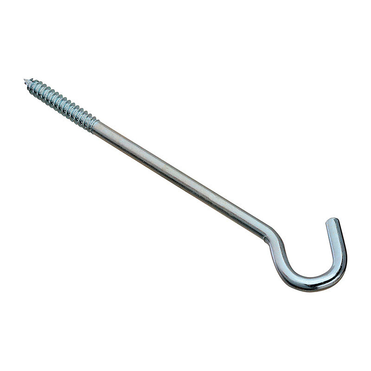 National Hardware N221-002 Zinc-Plated Silver Steel 10 in. L Screw Hook 150 lb 1 pk