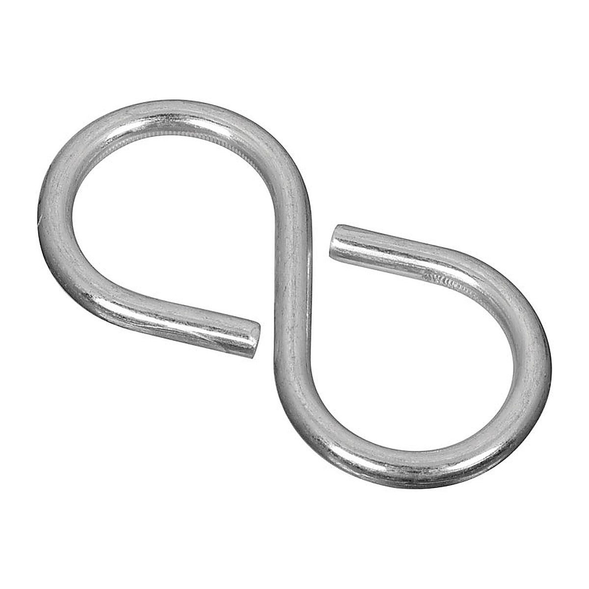 National Hardware N121-277 Zinc-Plated Silver Steel 2-1/8 in. L Closed S-Hook 15 lb. 3/Pack