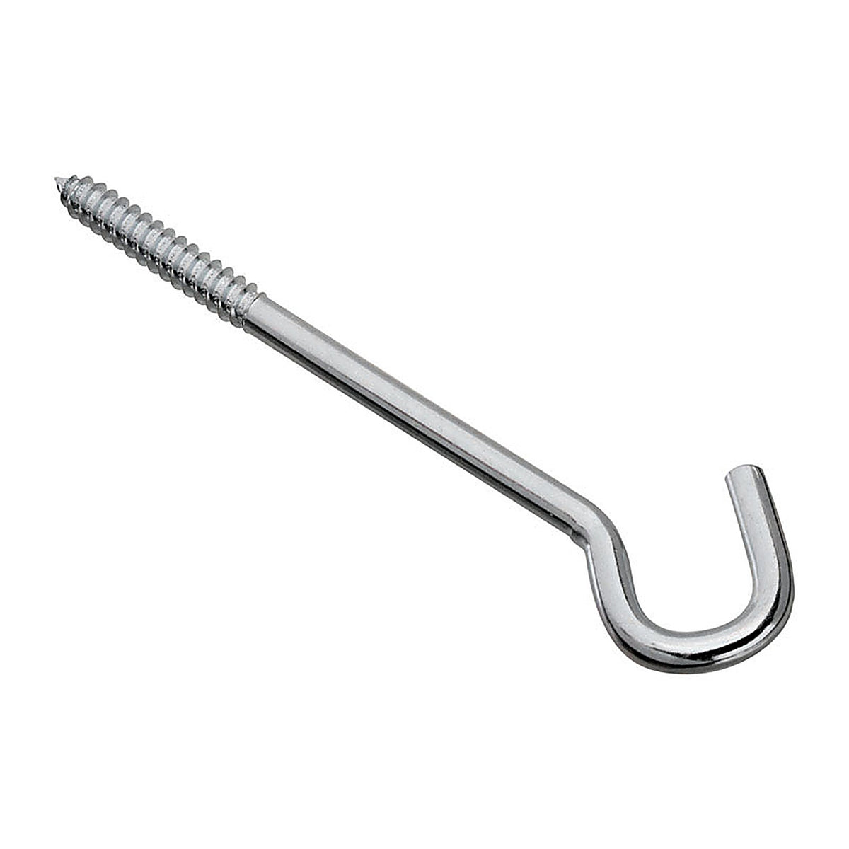 National Hardware N220-897 Zinc-Plated Silver Steel 8 in. L Screw Hook 150 lb 1 pk