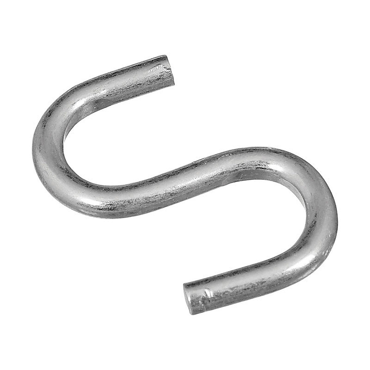 National Hardware N121-574 Zinc-Plated Silver Steel 1 in. L Open S-Hook 20 lb. 6/Pack