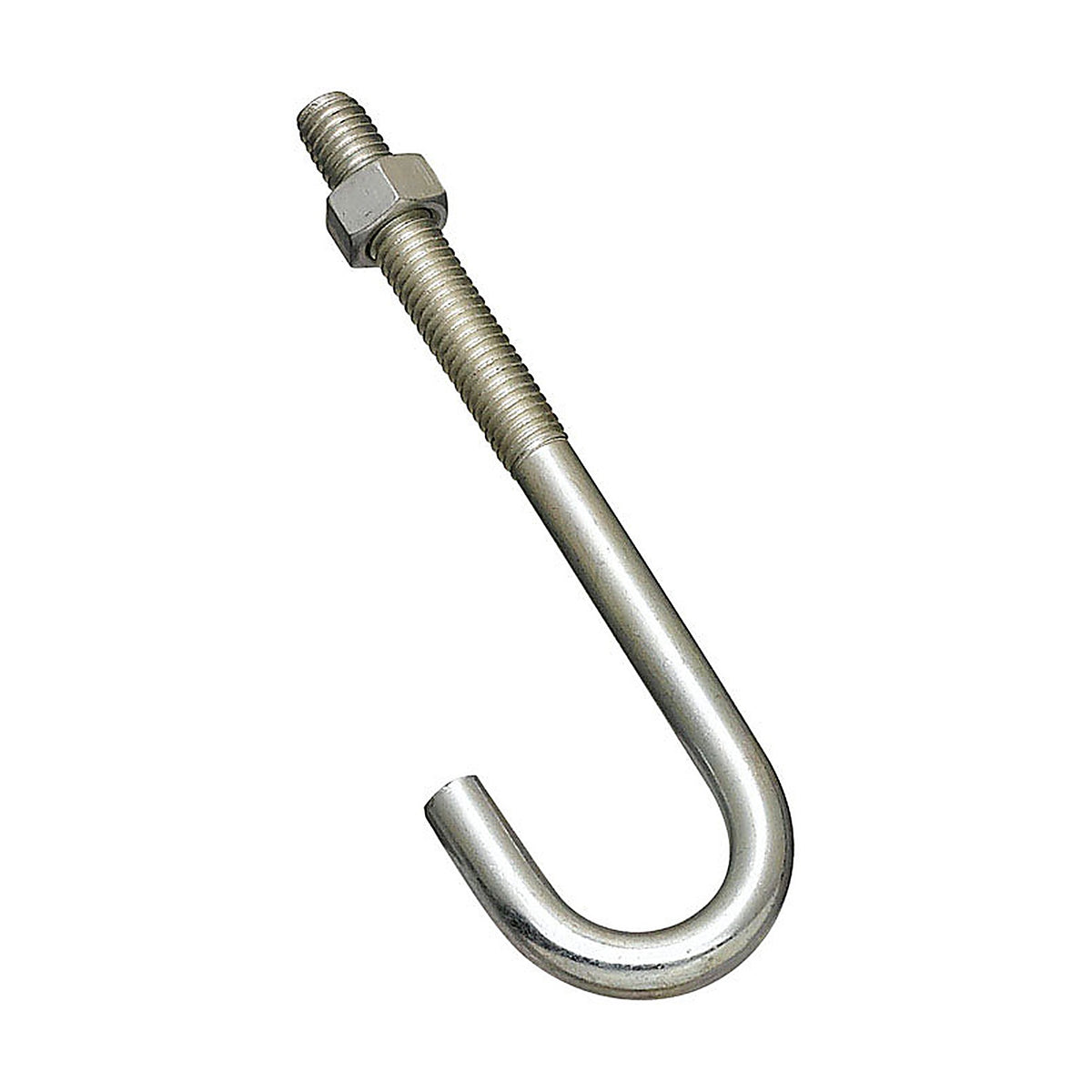 National Hardware N232-959 Zinc-Plated Silver Steel 5 in. L J-Bolt 225 lb. 1/Pack