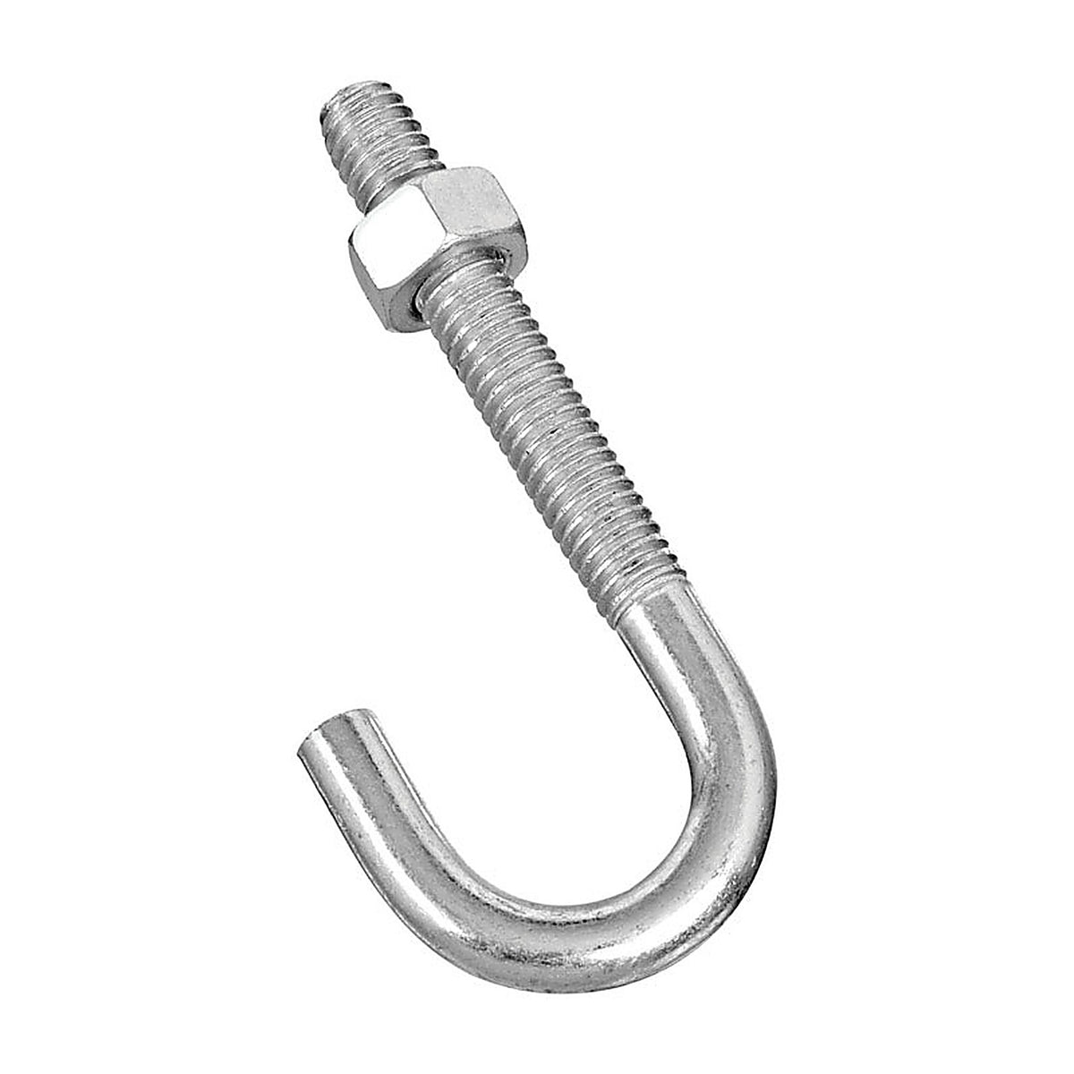National Hardware N232-918 Zinc-Plated Silver Steel 3 in. L J-Bolt 160 lb. 1/Pack