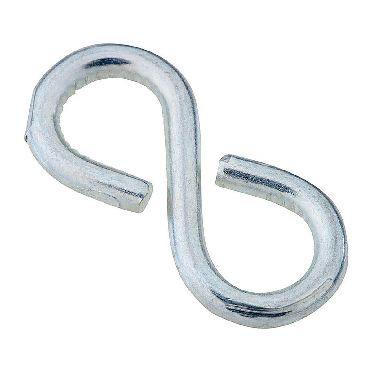 National Hardware N121-392 Zinc-Plated Silver Steel 1-1/8 in. L Closed S-Hook 15 lb. 6/Pack