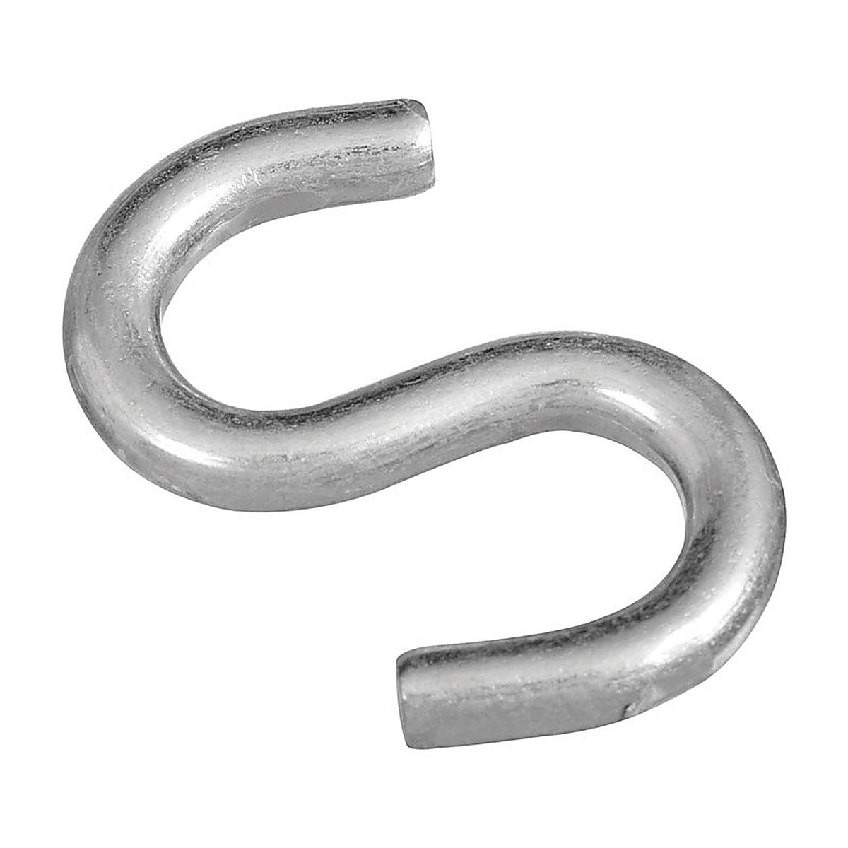 National Hardware N121-665 Zinc-Plated Silver Steel 2 in. L Open S-Hook 125 lb. 2/Pack
