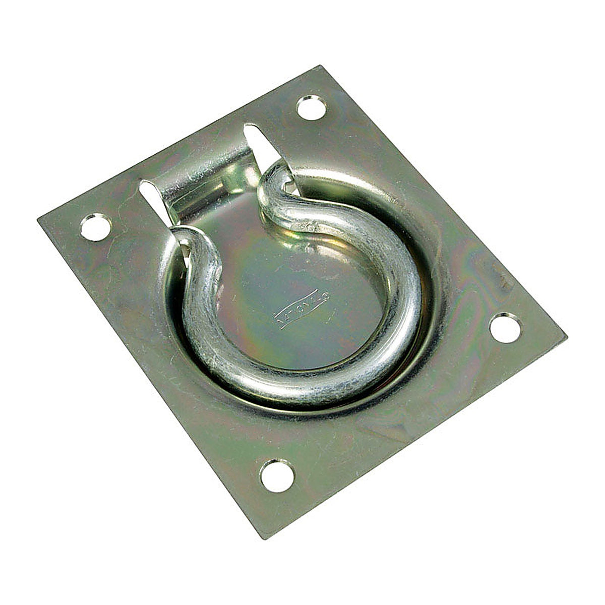 National Hardware N203-752 3-1/2 in. L Zinc-Plated Silver Steel Flush Pull