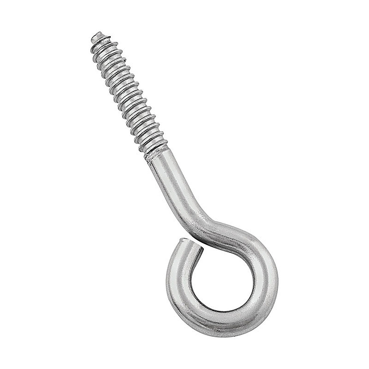 National Hardware N220-806 4.5 in. L Silver Stainless Steel Lag Screw Eye 1 pk