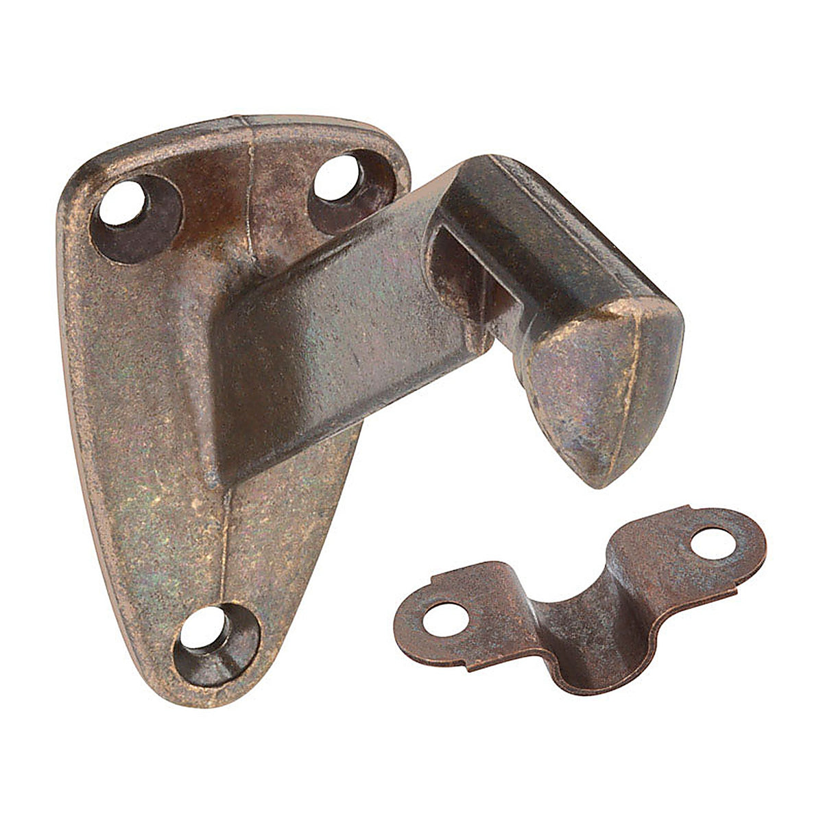 National Hardware N159-566 Gold Zinc Die Cast w/Steel Strap Handrail Bracket 3.31 in. L 250 lb.