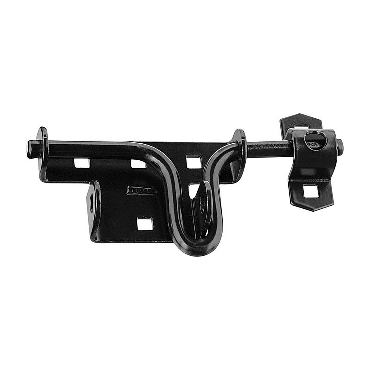 National Hardware N165-506 6.19 in. H Black Steel Slide-Action Door/Gate Latch