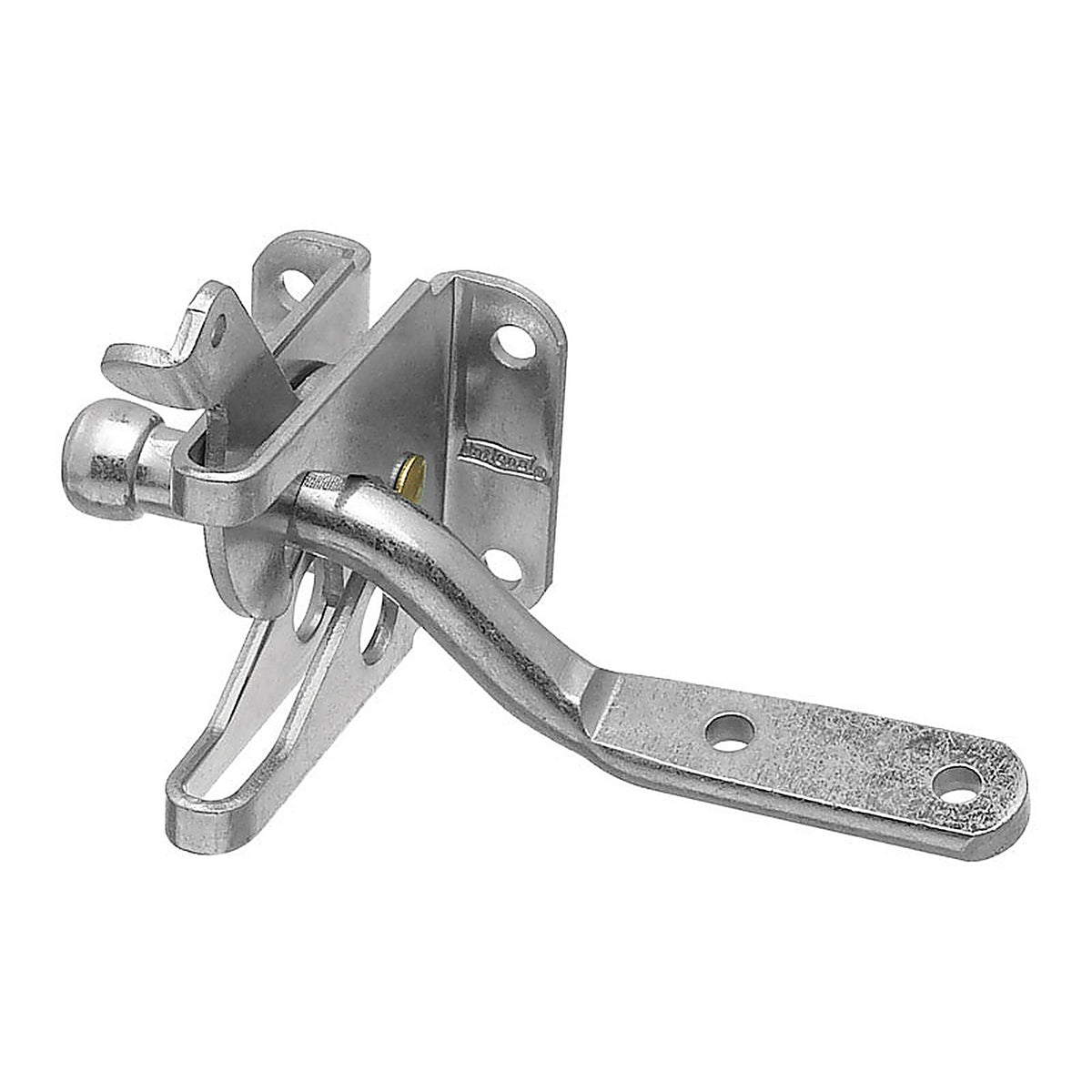 National Hardware N101-162 4.44 in. H x 2.37 in. L Zinc-Plated Silver Steel Automatic Gate Latch