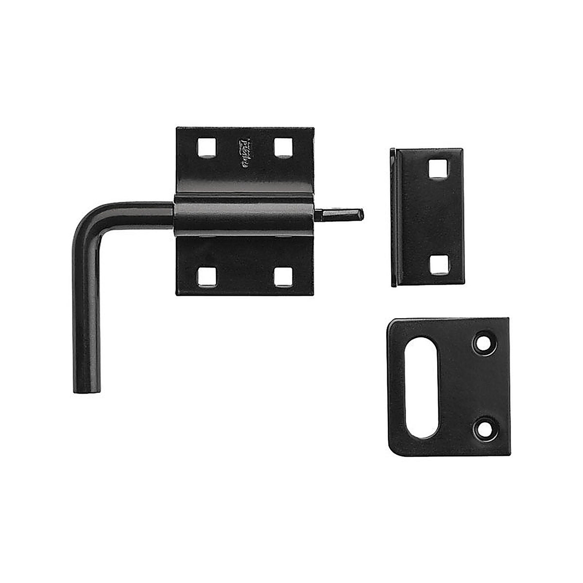 National Hardware N100-056 1.31 in. H X 5.5 in. W X 4.09 in. L Steel Slide-Action Slide Bolt Gate Latch