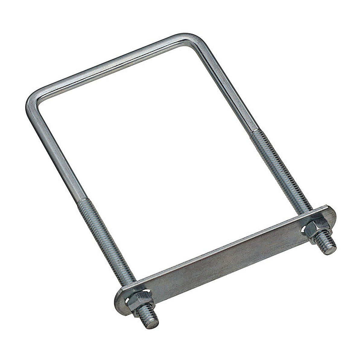National Hardware N222-406 3/8 in. x 4 in. W x 7 in. L Coarse Zinc-Plated Steel Square U-Bolt