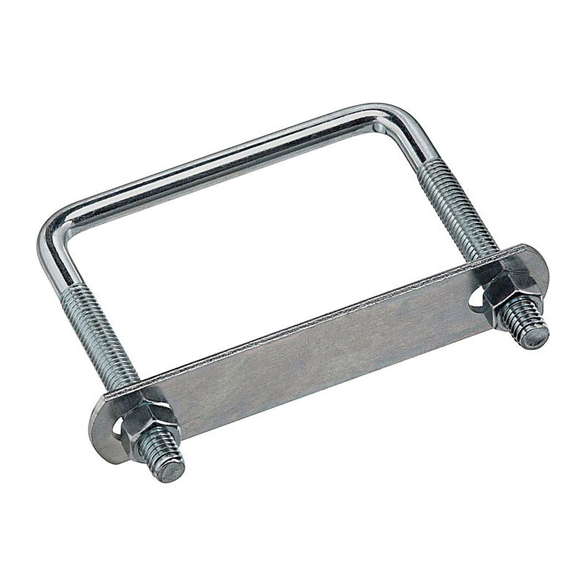 National Hardware N244-996 3/8 in. S X 3-5/8 in. W X 4 in. L Coarse Zinc-Plated Steel Square U-Bolt