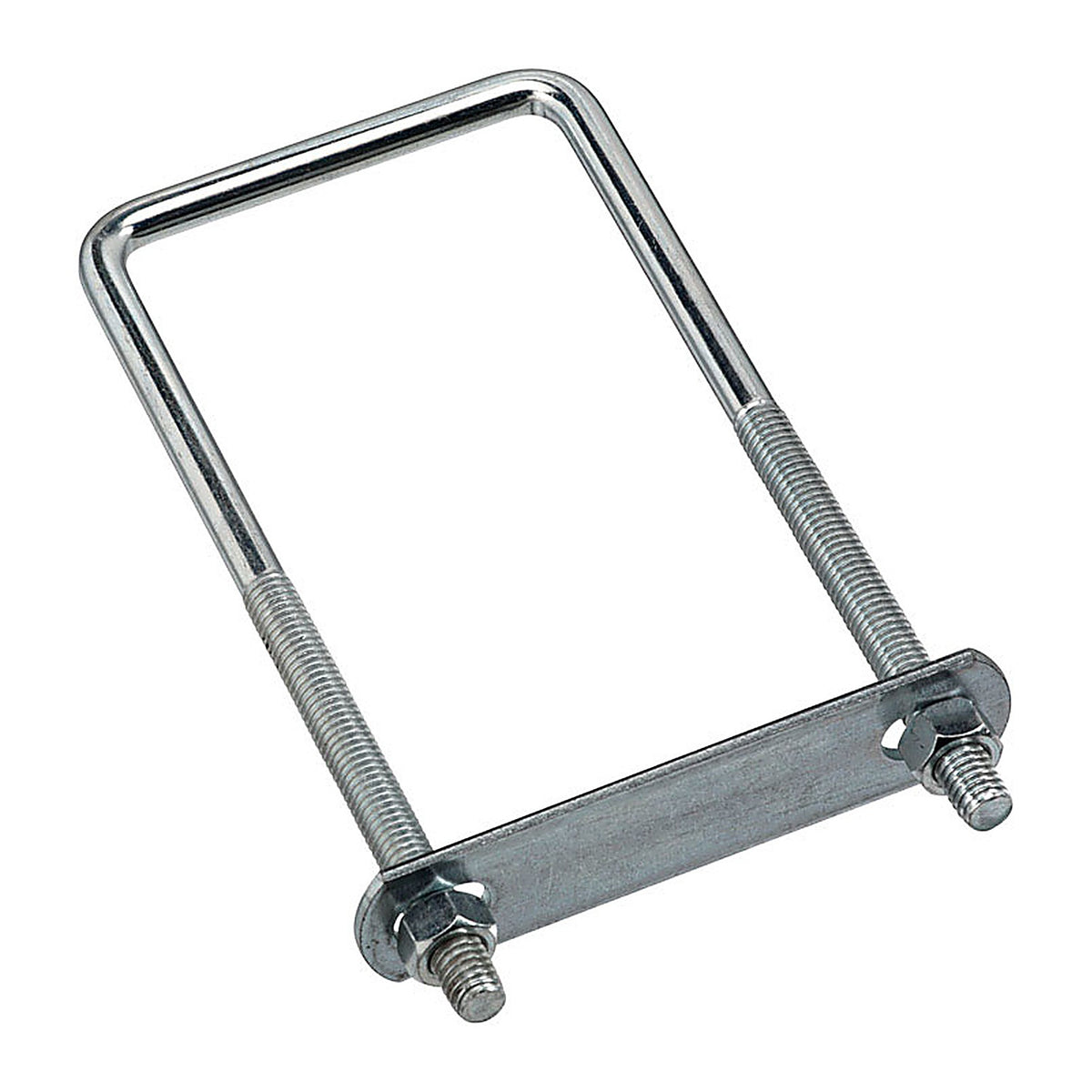 National Hardware N222-372 3/8 in. x 3 in. W x 7 in. L Coarse Zinc-Plated Steel Square U-Bolt