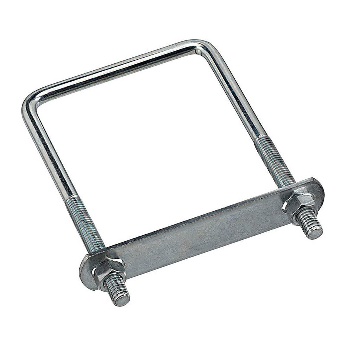 National Hardware N245-019 3/8 in. S X 3-5/8 in. W X 6 in. L Coarse Zinc-Plated Steel Square U-Bolt