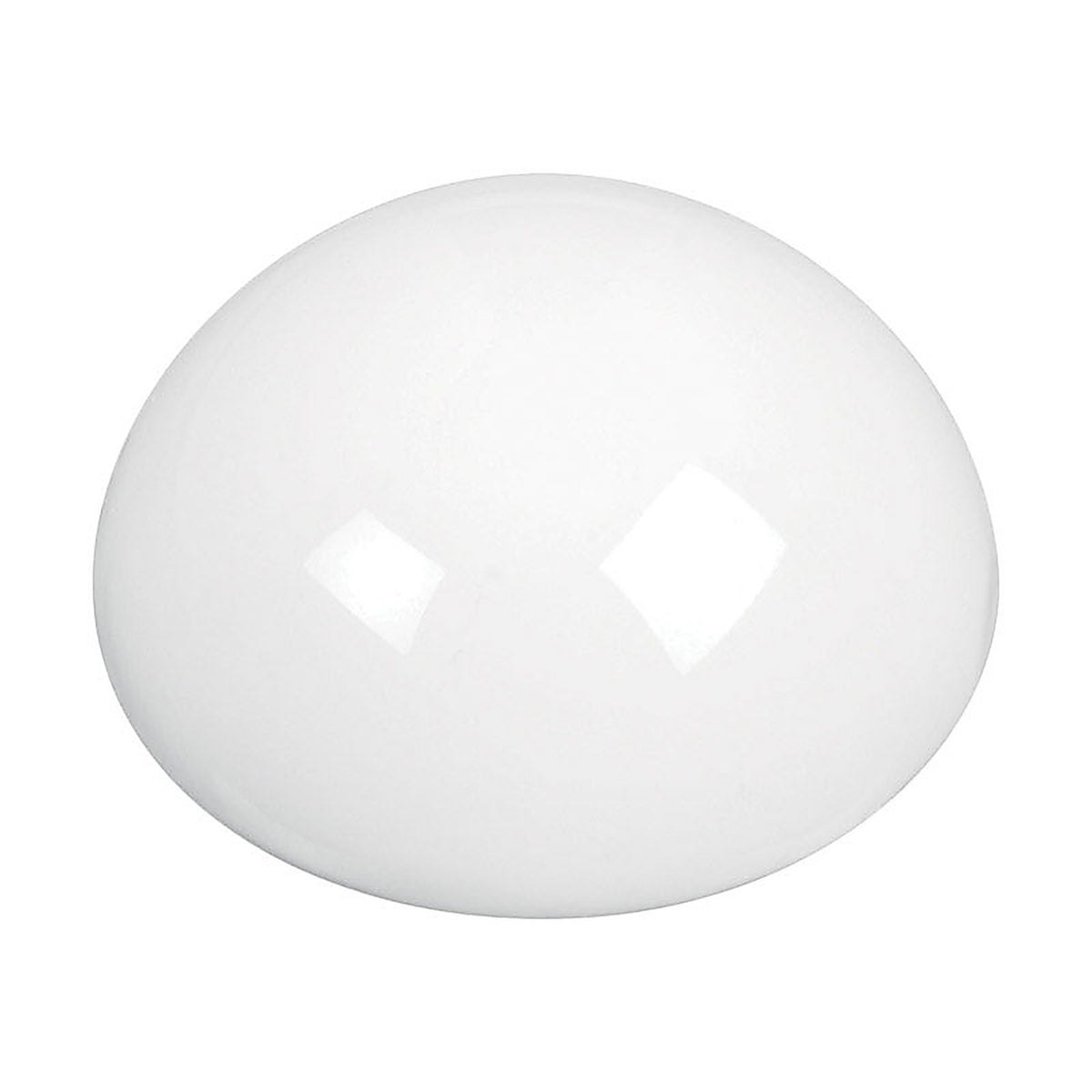 National Hardware N213-561 Plastic White Soft Round Door Stop Mounts to wall