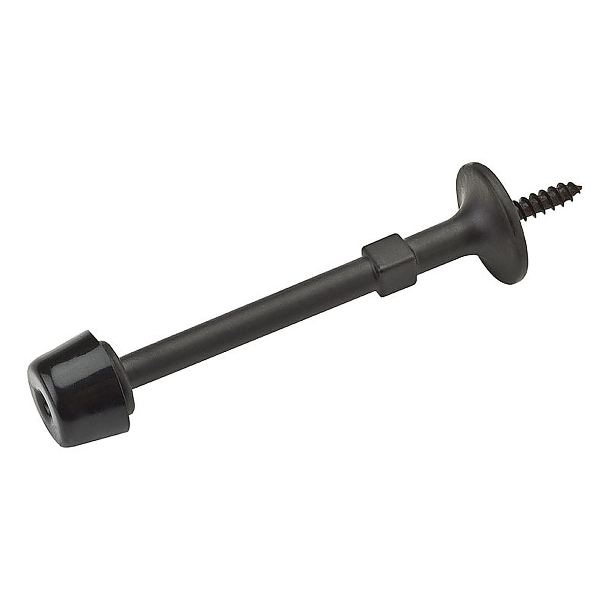National Hardware N830-103 Zinc Oil Rubbed Bronze Brown Rigid Door Stop Mounts to wall