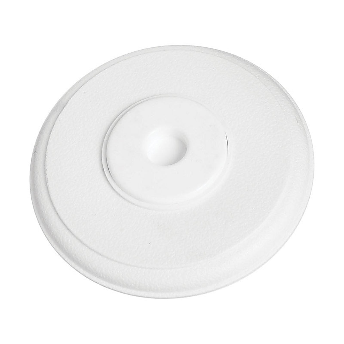 National Hardware N246-041 Plastic White Wall Door Stop Mounts to wall 5-3/8 in.