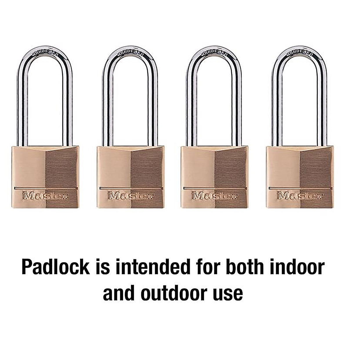 Master Lock - 140QLH - 1-9/16 In. W Steel 4-Pin Cylinder Exterior Padlock