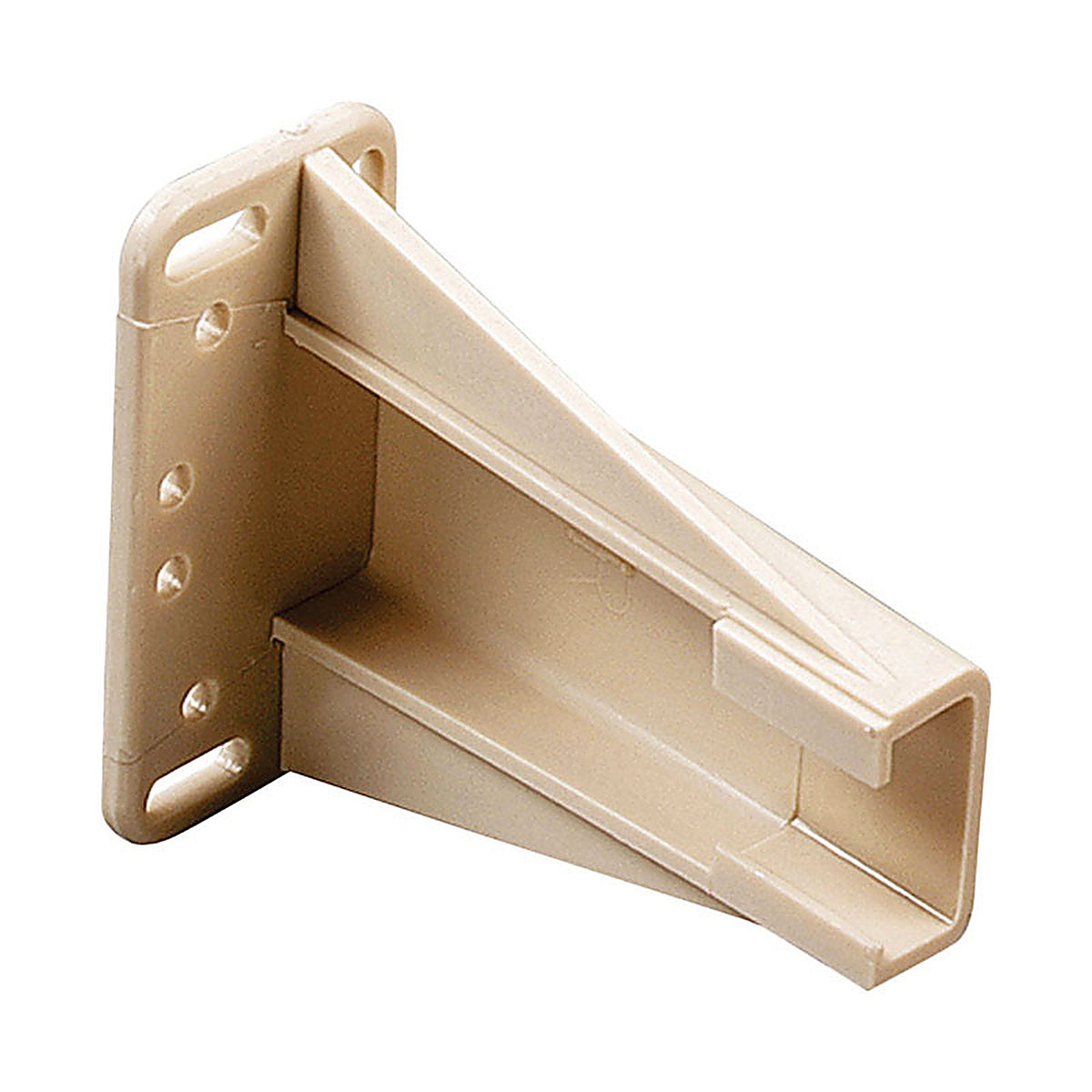 Knape & Vogt 1805-101P 2 in. L Plastic Full Extension Cabinet Track Rear Mounting Bracket 2/Pack