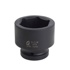 Sunex 572 1in. Drive Standard 6 Point Impact Socket 2-1/4in.