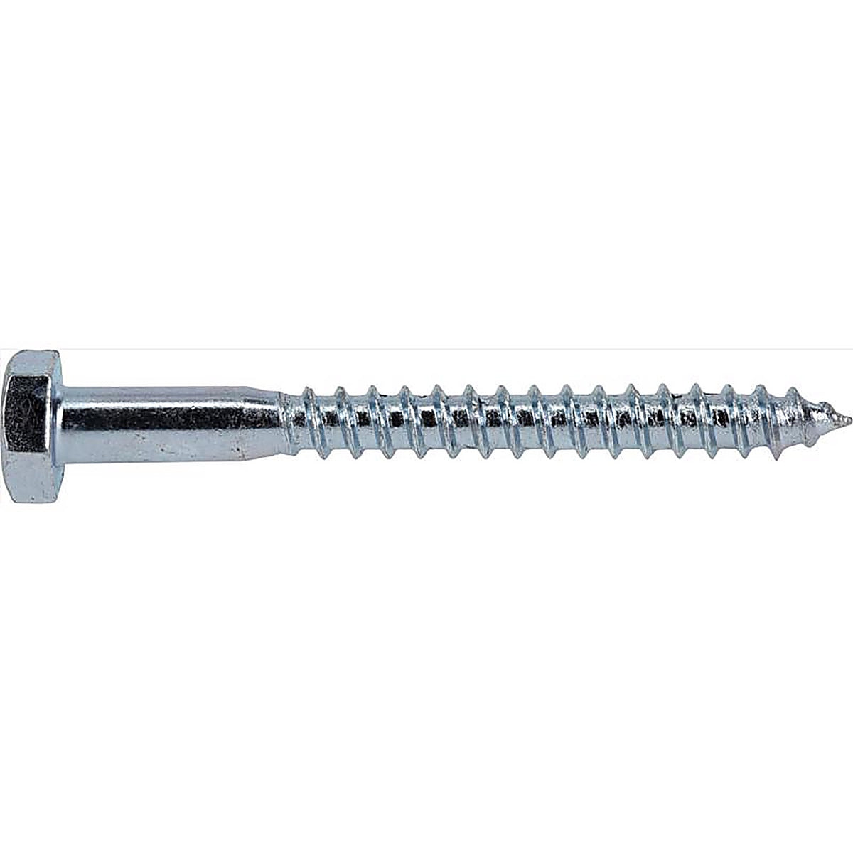 Hillman 230018 1/4 in. x 2-1/2 in. L Hex Zinc-Plated Steel Lag Screw 100/Pack