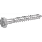 Hillman 230054 5/16 in. x 2-1/2 in. L Hex Zinc-Plated Steel Lag Screw 100/Pack