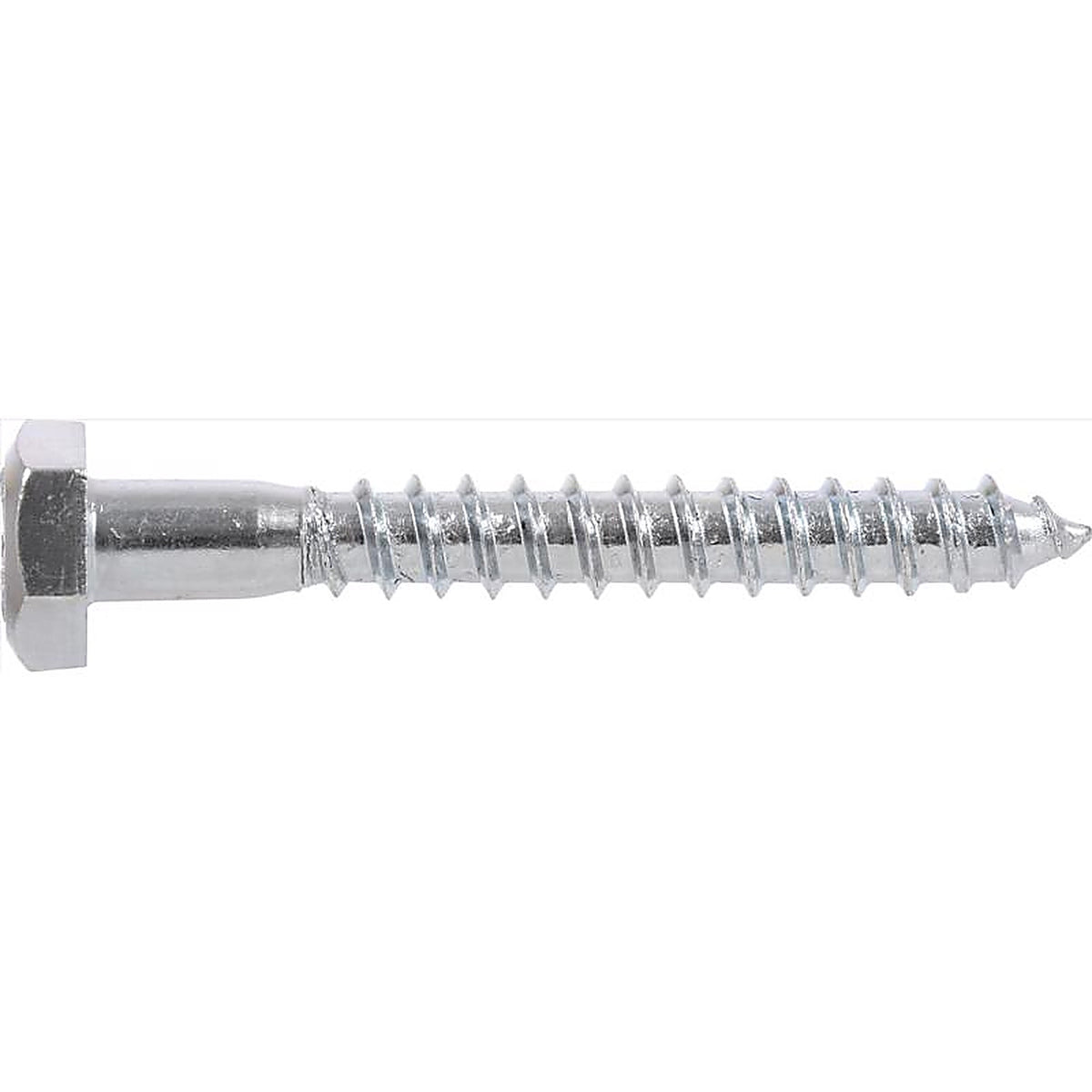 Hillman 7230107 3/8 in. x 6 in. L Hex Zinc-Plated Steel Lag Screw 50/Pack