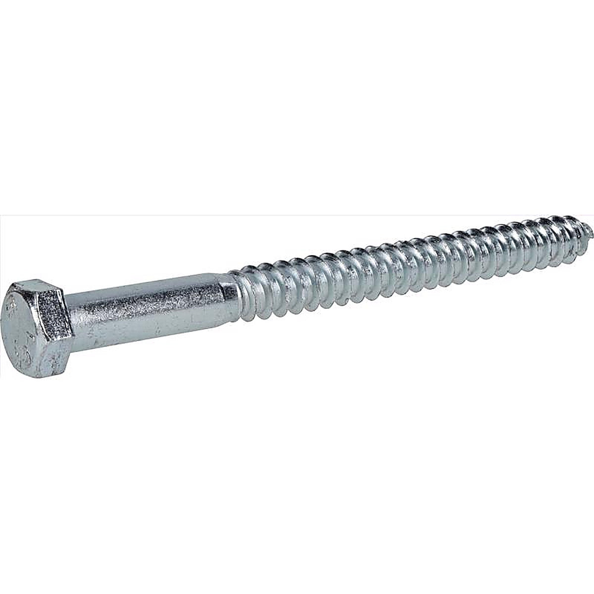 Hillman 230143 1/2 in. x 6 in. L Hex Zinc-Plated Steel Lag Screw 25/Pack