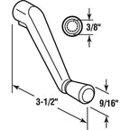 Prime-Line - H 3685 - Gray Zinc Awning/Louver Operator Crank Handle For Universal