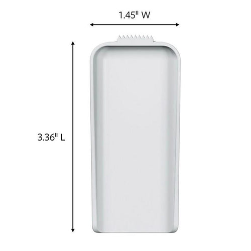 3M 17044-ES Plastic Coated White Plastic Canvas Picture Hanger 1/Pack 3 lb.