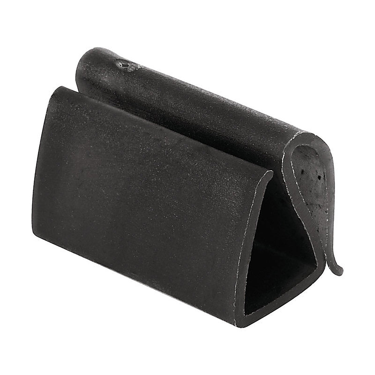 Prime-Line - L 5796 - Black Vinyl Retainer Clip For 3/8 inch 6 pk