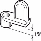 Prime-Line - L 5502 - Mill White Aluminum Screen Clip For 1/8 1 pk