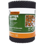 Frost King VX620 6 in. W x 240 in. L Black Plastic Gutter Guard