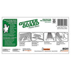 Frost King VX620 6 in. W x 240 in. L Black Plastic Gutter Guard
