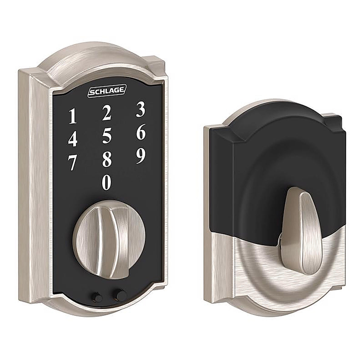 Schlage BE375VCAM619 Satin Nickel Steel Electronic Keypad Entry Lock