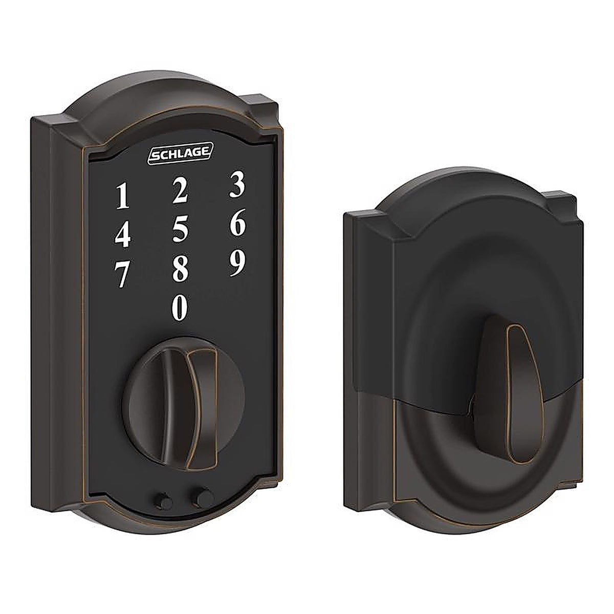 Schlage BE375VCAM716 Aged Bronze Steel Electronic Keypad Entry Lock