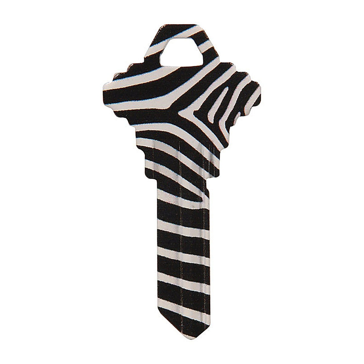 Hillman 88759 Wackey Zebra House/Office Universal Key Blank Single sided