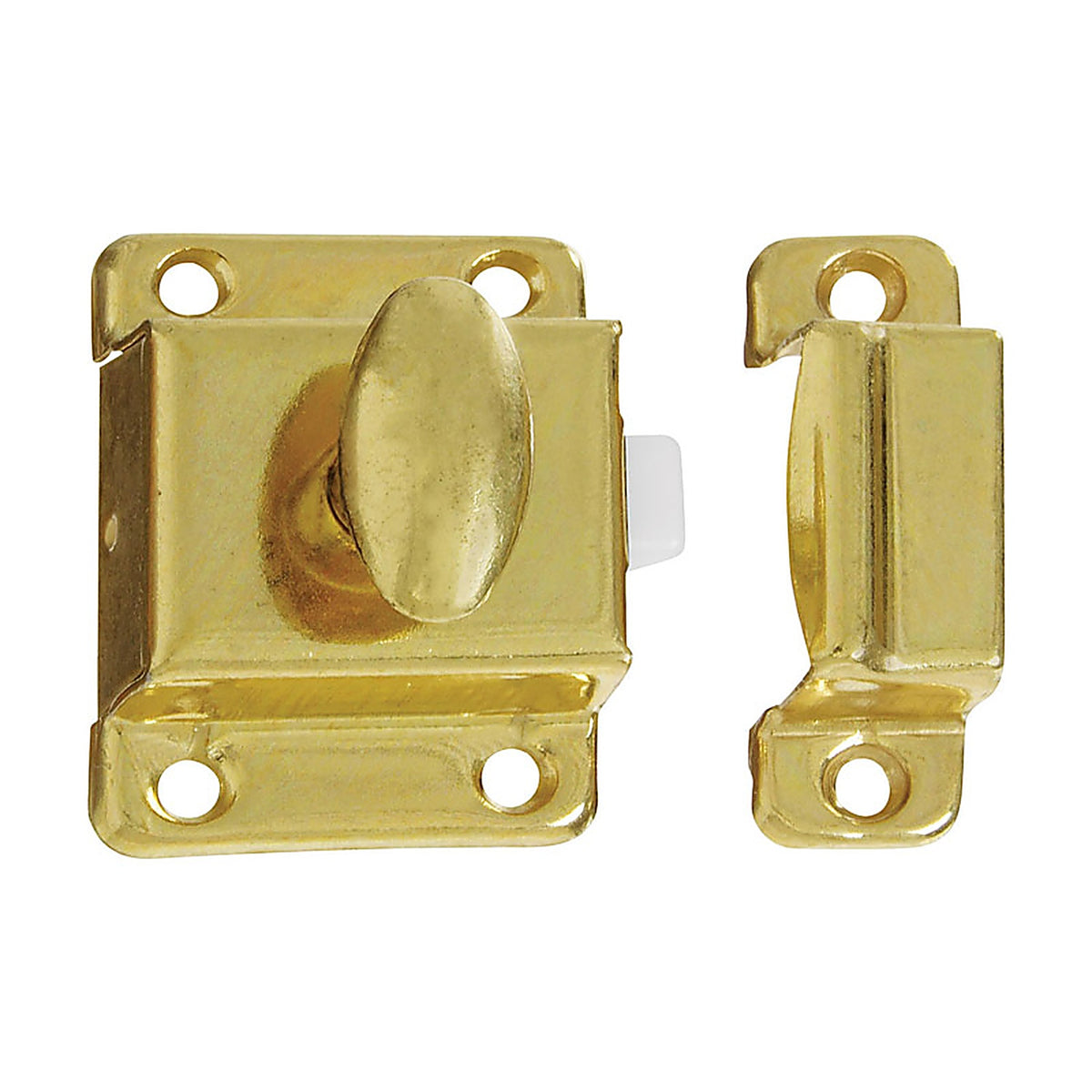 National Hardware N149-625 Bright Brass Yellow Steel Cupboard Turn